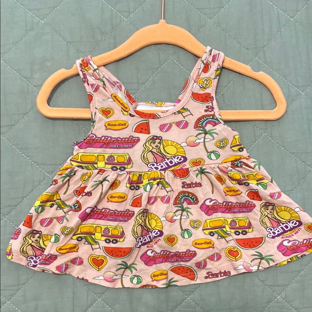 Colorful Barbie Themed Tank Top